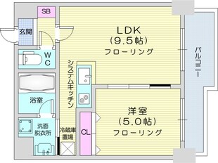 メープル元町の物件間取画像